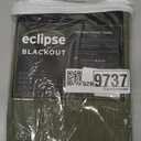 Eclipse Kendall Modern Blackout Thermal Rod Pocket Window Curtain for Bedroom or Living Room (1 Panel), 42 X 84, Artichoke