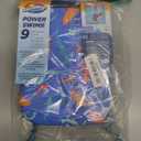 SwimWays Power Swimr Outdoor Pool Swim Vest for Kids, Adjustable Kid Pool Float for Swim Training, Medium, Shark