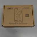 Pyle Wireless BT Receiver Wall Mount - 100W In-Wall Audio Control Receiver w/ Built-in Amplifier, USB/Microphone/Aux (3.5mm) Inputs, Speaker Terminal Block, Connect 2 Speakers, White - PWA15BT