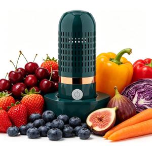 Produce Cleaner Portable OH-ion Fruit & Vegetable Washer, Deep Cleans Produce, Meat & Seafood in 10 Minutes, No Scrubbing, IPX7 Waterproof, for Home, Travel & Outdoor