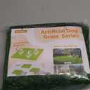 LOOBANI Realistic Artificial Grass Rug Indoor Outdoor, Dog Grass Mat with Drainage Holes and Replacement Artificial Grass Turf, Fake Grass for Garden Lawn Landscape Balcony Decoration, 3 Feet x 5 Feet