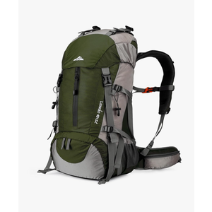 Loowoko 50L Hiking Backpack, Waterproof Camping Essentials Bag with Rain Cover, 45+5 Liter Lightweight Backpacking Back Pack