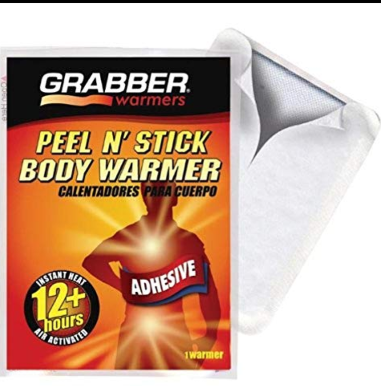 Grabber Performance Peel N Stick Body Warmer (4 warmer)