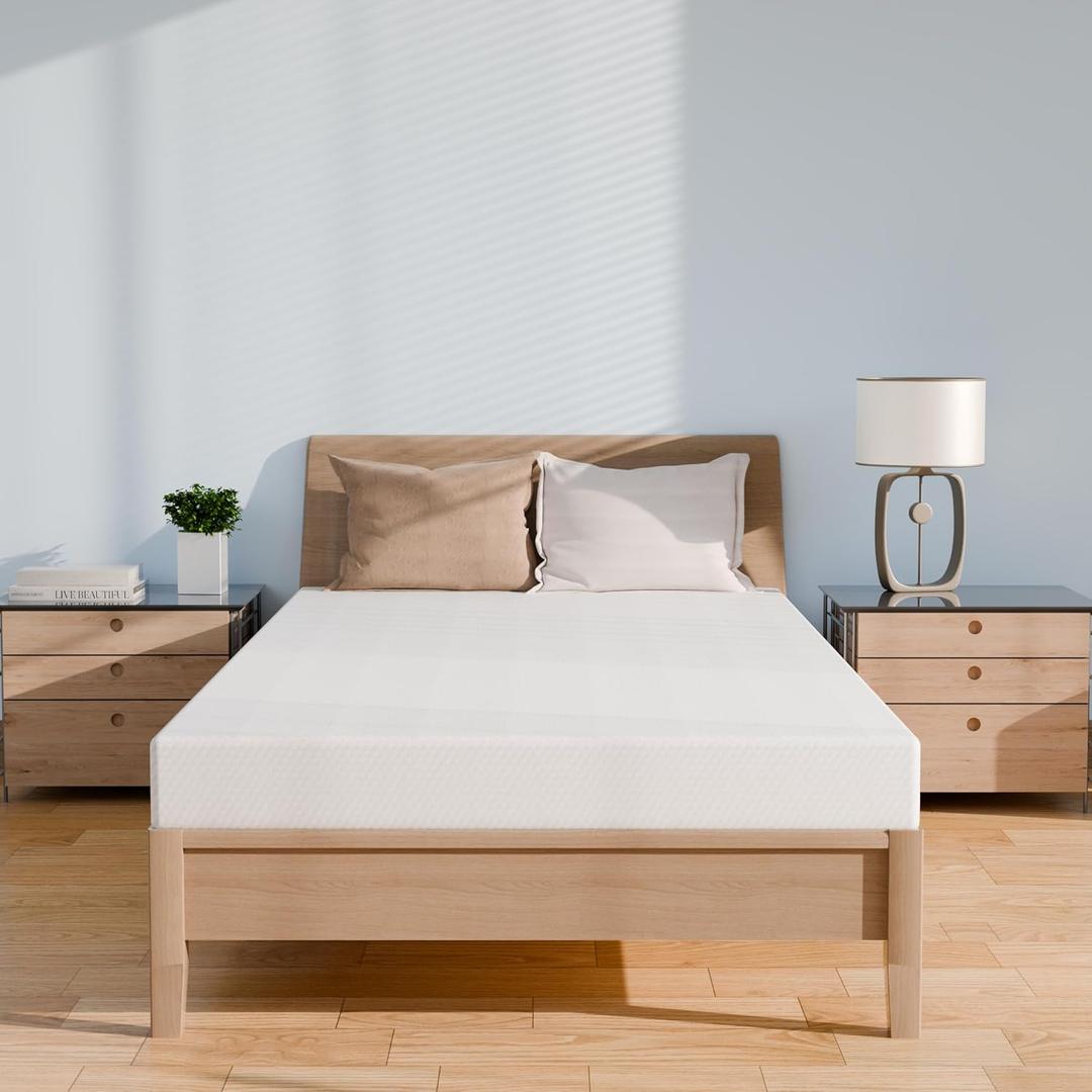 Twin Mattress for Kids Adults 5 Inch Gel Memory Foam [Premium Version] Medium-Firm, Twin Size Mattresses, Bed in a Box, Fiberglass Free, Cooling Sleep & Pressure Relief, Certified Safe Foams & Fabric