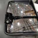 Smoked Lens Sequential Signal Tow Mirrors Compatible with 2007-2021 Toyota Tundra & 2008-2017 Toyota Sequoia, Heated Extended Trailer Towing Side Mirror w/Backup Light(w/o BSM), Black Housing