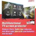 Multi-Function Screen Protector for 50 Inch Anti Blue Light Anti Glare,Reduces Screen Reflections Anti Glare Film for TV Screen,Indoor Outdoor TV Glare Stopper