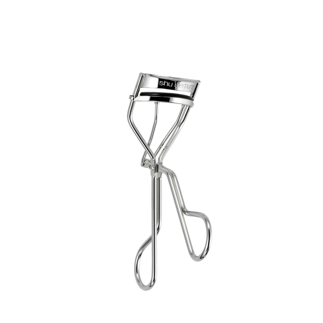 Shu Uemura Iconic Eyelash Curler, Achieve Precise Control and Long-Lasting Curl - Includes Silicone Replacement Pad. Professional Makeup Artist Tool for All Eye Shapes