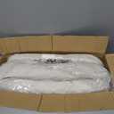 RACE LEAF 19" x 19" Patio Chair Cushions Beige - Outdoor/Indoor Tufted Memory Foam Chair Pads Set of 2, Water-Resistant Olefin Chair Seat Cushion Non-Slip Backing