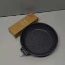 CAROTE Nonstick Frying Pan Skillet, Non Stick Granite Fry Pan Egg Pan Omelet Pans, Stone Cookware Chef's Pan, PFOA Free, Induction Compatible (Classic Granite, 8-Inch) (Black)