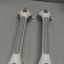 TAILI Grab Bars for Bathtubs and Showers 2 Pack Suction Grab Bar, Heavy Duty Shower Handle Removable Bath Handrails for Seniors and Elderly, Bathroom Safety Grip No Drilling Waterproof,Grey (16.8", Gray)