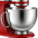 5QT Stainless Steel Mixer Bowl for KitchenAid 4.5-5 QT Tilt-Head Stand Mixers, with Anti-slip handle and Prominent Clasp, for KitchenAid Accessories and Attachments, Dishwasher safe