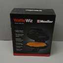 Mueller Heart 5 Waffle Maker, Waffle Iron, Adjustable Browning Control & Nonstick, Cool Touch Handle, Easy to Clean, Small Kitchen Appliances
