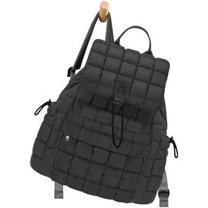 TILYMOL Puffy Backpack for Women, Quilted Backpack for Travel, Ultra Lightweight Puffer Daypack, Grey