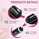 650847 Knob Cooktop Stove Replacements Compatible for Bosch Stove Knobs Replacements/Electric Stove Knobs,Gas Range,Oven Stove Top Range Surface Burner Knobs,5 Packs