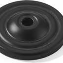 khtumeware 10 Pack 1.5 Inch Matte Black Backplate for Cabinet Knobs Cabinet Hardware Knob Back Plate.