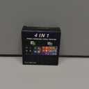 4-in-1 Screen Mirroring Wireless CarPlay Adapter,2026 Upgraded for Wireless Apple CarPlay/Android auto/AirPlay/MirrorLink Adapter,Mini USB Design with Type-C Extension,Fast Auto-Connect,Plug & Play