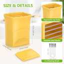 iplusmile Fruit Slicer Cup for Egg Strawberry, 3 Sets Handheld Fruit Slice Banana Cutter, Quickly Making Vegetable Salad Cutter Craft Kitchen Tool