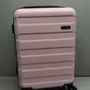 Hoteel Luggage Sets 2 Piece, Durable Suitcase Dual-Spinner Wheel TSA Lock, Lightweight Travel Hardshell ABS Carry on Luggage for Men&Women, Pink(20in/DB/TB)
