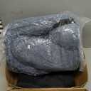 Veehoo Orthopedic Elevated Dog Bed with Fluffy Plush Bolster Cushion, Indoor Raised Dog Beds for Large Dogs, Soft Pet Sofa Cot with Removable Washable Mat, No-Slip Feet, 49 x 33 inches, Haze Blue