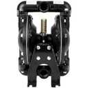 QBY4-25L Air-Operated Double Diaphragm Pump 1" Inlet Waste Oil Transfer Pumps Pneumatic Dual Diaphram for Chemical 35 GPM Nitrile Rubber Polypropylene Stainless Steel Aluminum Alloy Pressure 115 PSI