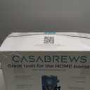 CASABREWS CM5418 Espresso Machine 20 Bar, Stainless Steel Espresso Maker with Milk Frother Steam Wand, Professional Coffee Machine with 34oz Removable Water Tank, Gift for Him, Gift for Friend, Blue