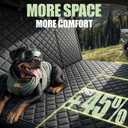 Rorhxia XL Dog Truck Seat Cover for Back Seat with Road Trip & Daily Mode
