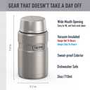 THERMOS Stainless King Vacuum-Insulated Food Jar, 24 Ounce, Matte Steel