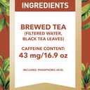 Gold Peak Tea, Unsweet Tea, 16.9 fl oz, 6 Pack