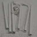 Room Darkening Curtain Rods for Windows, 28 to 84 Inches Splicing Construction Drapery Rod, 1" Adjustable Blackout Wrap Around Curved Curtains Rod, Wall Mounted Ceiling Mounted, Matte White