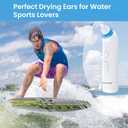 8 x BOCOOLIFE Ear Dryer Ear Tips Soft Replacement Ear Tips Ear Dry Blower for Swimmers Ear Dryer 6pcs - 3 Color-Coded Soft Silicone Replacement Earpieces