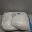 Pregnancy Pillow Cooling for Sleeping, Detachable and Adjustable Double-Sided Support Maternity Pillow Skin-Friendly for Pregnant Women Back, HIPS, Legs(30Slope Design Verified by Expectant Mothers) (All White)