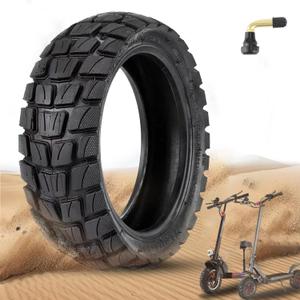 10x2.75-6.5 Vacuum Tire 10 Inch Off-road Tire for Speedway 5 Dualtron 3 Hover-1 Alpha JOYOR S Hiboy Titan PRO Electric Scooter Puncture-Proof Explosion-Proof Tyre, Shockproof Super-Grip