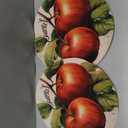 15 Inch Round Placemats Set of 6 Vintage Apples Heat Resistant Non-Slip Place Mats Washable Decorative Table Mats for Kitchen Dining Table Holiday Party