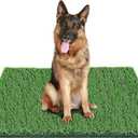 39.3 in X 31.5 in Grass Pad for Dogs for Professional Potty Training, Reusable Artificial Grass for Dogs, Dog Grass with Drainage Holes, Turf Dog Potty for Indoor/Outdoor Easy to Clean
