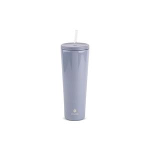 Manna Ranger Double-wall Insulated Stainless Steel Tumbler with Leak-proof Smart Seal Lid and Reusable Tritan Straw - 40 Oz - Purple Shimmer