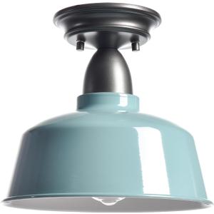 Blue Ceiling Light Fixture Macarons Indoor Ceiling Lights for Hallway Laundry Basement 10 in Barn Style Kitchen Light Fixtures Outdoor Ceiling Lights for Porch