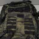 Ksttog Military Tactical Backpack for Men - 45L Large Assault Tactical Backpacks Molle Hiking Pack 3 Days Bug Out Bag - Waterproof Tactical Rucksack for Camping/Traveling/Gym/Fishing - Black Camo