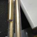 Heavy Duty Curtain Rods, 1 1/8 Inch Diameter Single Curtain Rod 144-240Inch(12-20ft) Extendable Length for Large Windows with End Caps Adjustable Modern Brackets-Warm Gold