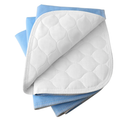 4-Layer Ultra Soft Quilted Bed Pads, 18" x 24" (3 Pack), Heavy Absorbency Underpad, Machine Washable, Mattress Protection for Elderly Seniors, Kid and Pets