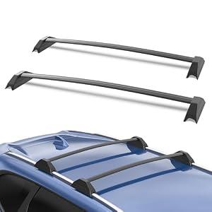 KUIPERAUTO 165lbs Aluminum Roof Rack Cross Bars Compatible for 2002 2003 2004 2005 2006 Honda CRV CR-V Rooftop Luggage Carrier Rack for Bike Canoe Kayak Cargo Box