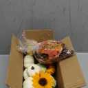 Atonofun Thanksgiving Artificial Pumpkins Fall Decorations for Home, 88 Pcs Decor- 50 Leaves, 20 Acorns, 2 Pinecones, 14 Fake Pumpkins, 2 Sunflowers, Thanksgiving Fall Harvest Home Table Centerpiece