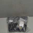 La Vane 8 inch Solid Wood Furniture Legs Set of 4  Square Pyramid Black Replacement Feet for Couch, Sofa, DIY Repair & Restoration with Pre-Drilled 5/16'' Bolt & Hardware, Mid-Century Modern Style