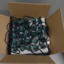 Vintage C9 Christmas Lights Outdoor, 50 FT C9 String Lights with 50 Clear Bulbs, Waterproof Christmas Tree Light for Outdoor Indoor Xmas Roofline Backyard Garden Patio Home Holiday Decor, Green Wire