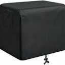 Pektiftn Generator Covers for Outside, with Air Vent & Handles & Drawstring Heavy-Duty 600D Oxford Fabric Waterproof UV-Proof Dustproof Protection for Generator Fit for Most Generators 5000-10000 Watt