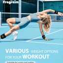 Ankle Weights, 1/2/3/4/6/8/10 LBS 1 Pair Wrist Leg Arm Weights for Women, Kids and Men, Comfortable and Soft, Perfect for Dancing, Running, Walking, Fitness, Workout, Physical Therapy (Black)