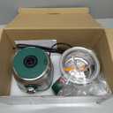 Versatile Kitchen Grinder | 500W Electric Mill | Grinds Spices, Nuts, Grains, Coffee | 3 Stainless Steel Blades | Dry Use (Green)