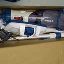 ENHULK Pool Vacuum for Above Ground Pool, Upgraded 13.4" Wide Head & Telescopic Pole, 18.5 GPM Powerful Suction, 60 Mins Runtime, Cordless Handheld Rechargeable Pool Cleaner for Inground Pools, PC15