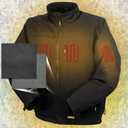 DEWALT Heated Soft Shell Jacket Kit (Black, Small)