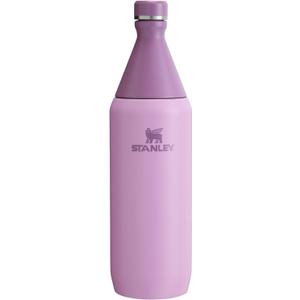 STANLEY All Day Slim Bottle 20-34 OZ | Twist off Lid with Leakproof Seal | Slim Design for Travel & Gym | Insulated Stainless Steel | BPA-Free (Lilac)