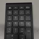 Foloda Wireless Number Pads, Numeric Keypad Numpad 22 Keys Portable 2.4 GHz Financial Accounting Number Keyboard Extensions 10 Key for Laptop, PC, Desktop, Surface Pro, Notebook (Black)